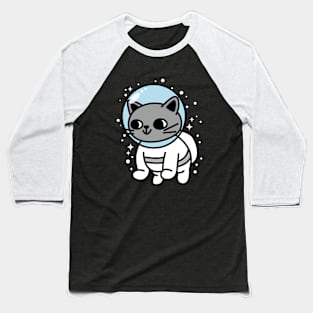 Cat Astronaut Baseball T-Shirt